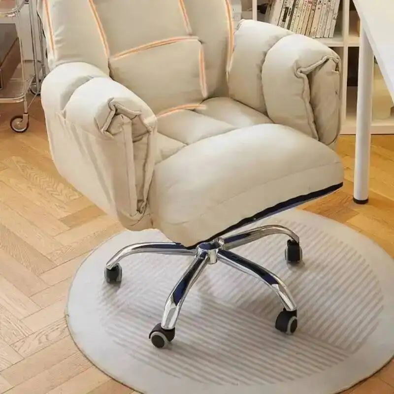 Cadeira de Escritório Ergonômica de Luxo Original de Alta Qualidade para Salão, Estudo, Sala de Estar, Executiva, Silla Oficina, Móveis Modernos