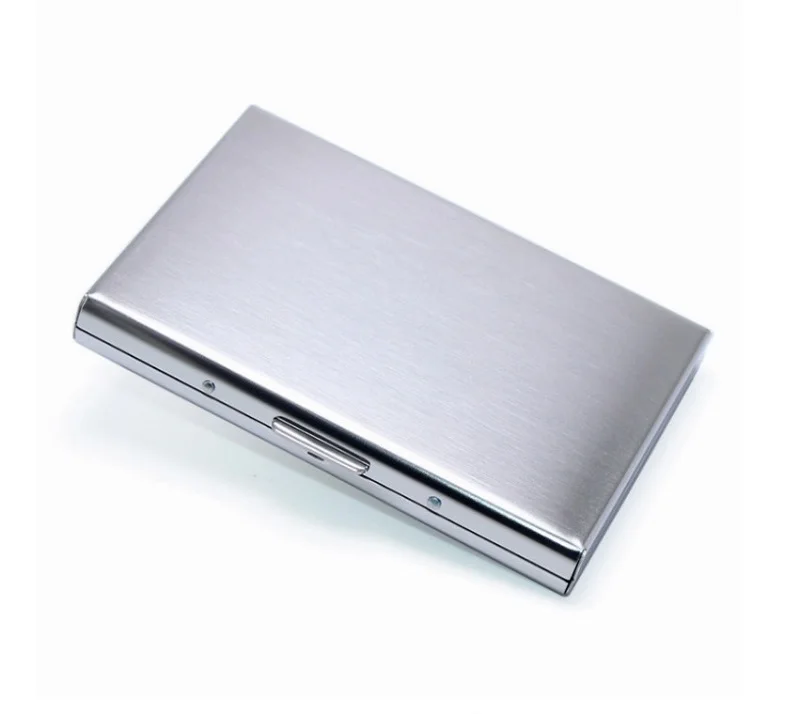 Hot Credit Card Case Wallet Men Women Business Multifunction Slim Wallet Stainless Steel Card Holder 6 Cards 8 Cards 10 Cards