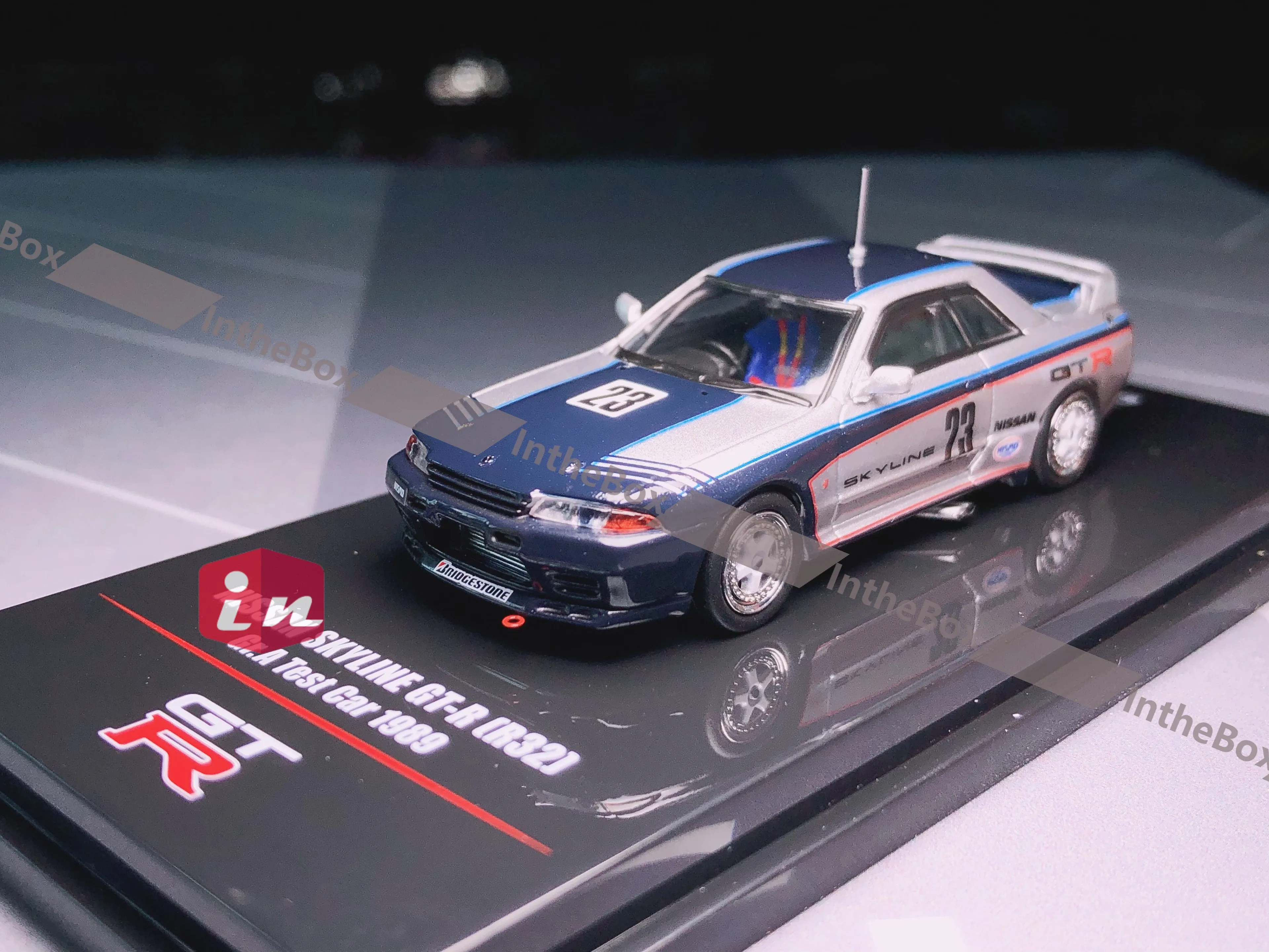 

INNO 1:64 nissan Skyline GT-R R32 GTR Gr.A Test Car 1989 Diecast Model car Collection Limited Edition Hobby Toys