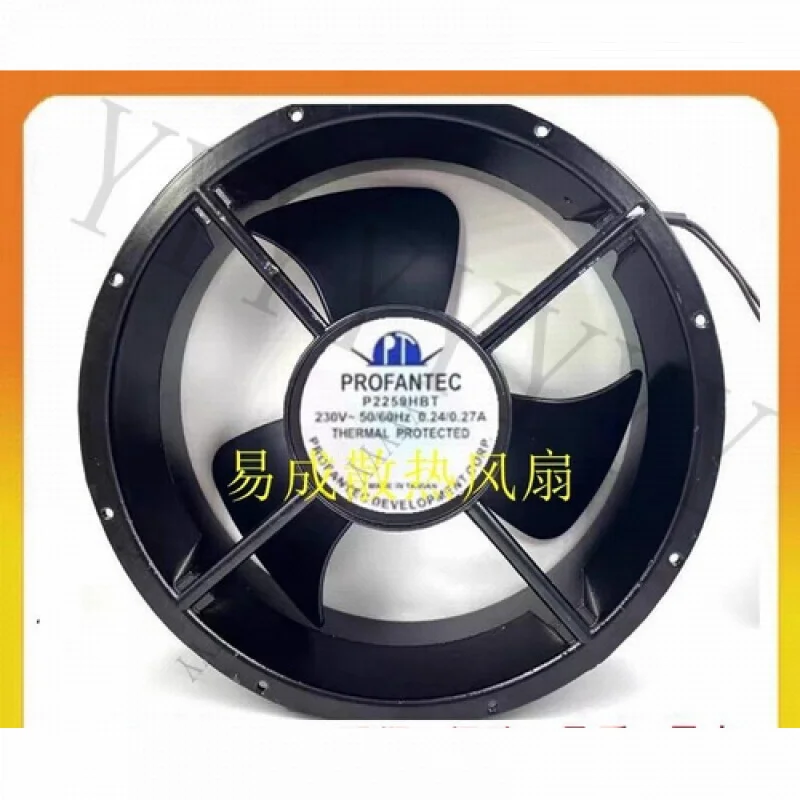 Y+PROFANTEC P2259HBT 230V 0.24A 25489 25.4cm Electric Cabinet Cooling Fan