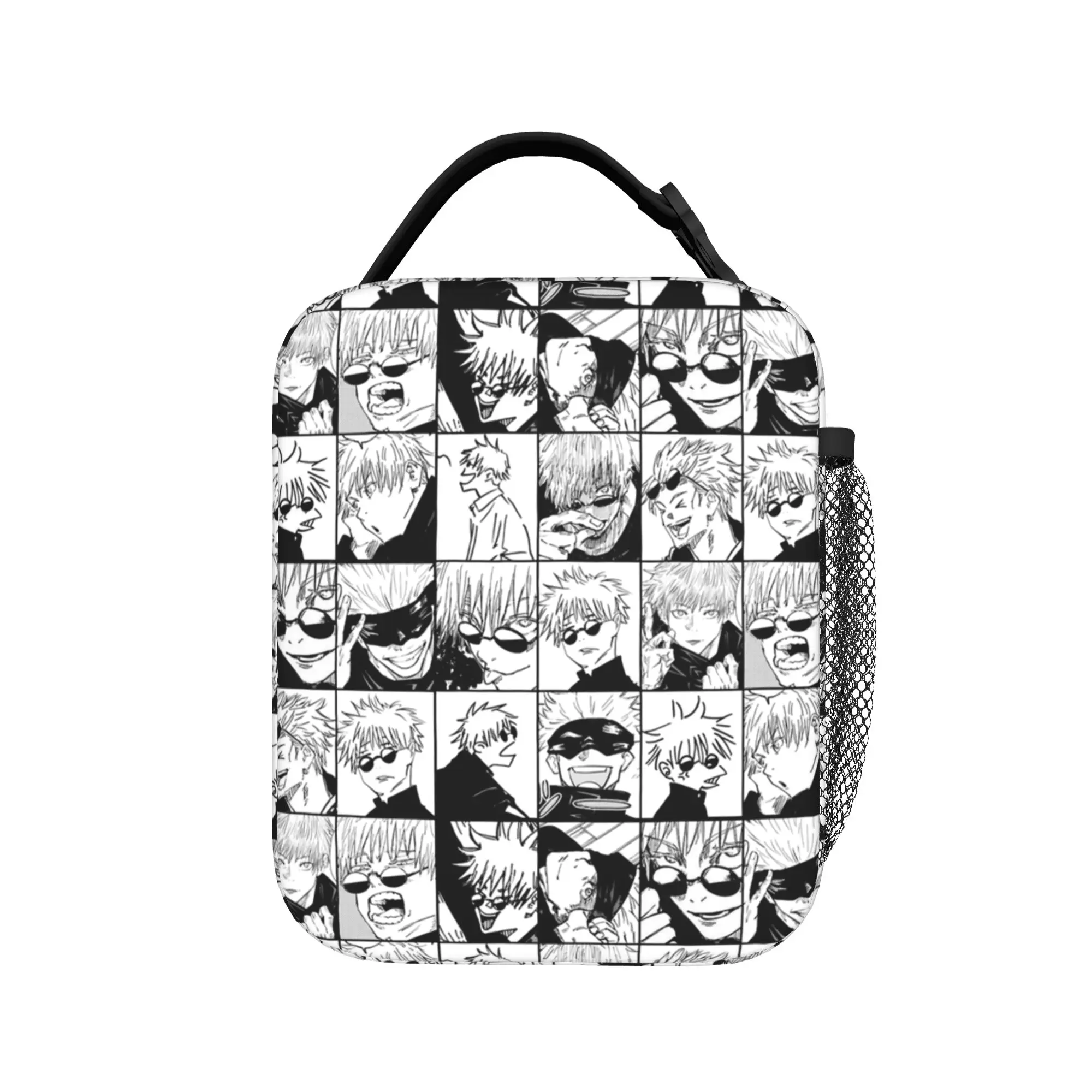 Gojo Satoru JJK Anime Thermal Insulated Lunch Bags for Travel  Portable Food Bag Thermal Cooler Lunch Boxes