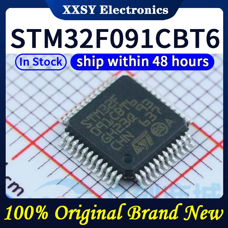 STM32F091RCT6 STM32F091CCT6 STM32F091CCU6 STM32F091VCT6 STM32F091RBT6 STM32F091CBT6  High quality 100% Original New