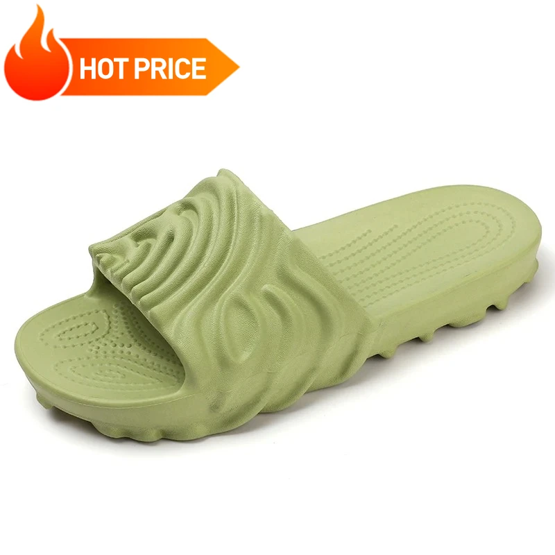 

Comfortable EVA Slippers Closed Toe Couple Style Thick Sole Anti-slip All-match Casual Indoor Outdoor Daily Wear Slippers