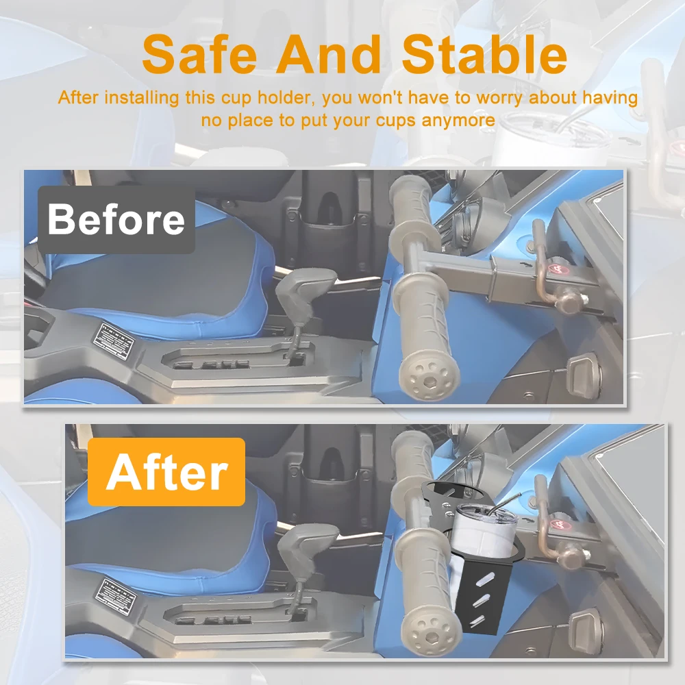 Fit Voor Talon 1000R/X 2019-2023 Talon 1000X-4 Fit Voor Kawasaki Teryx KRX 1000 2020-2023 Grab Bar Dual Bekerhouder Bekerhouder