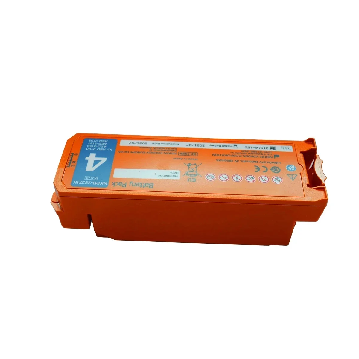 ae defibrillato ae-2100/2152/215/2152 Batteria SB-214VK
