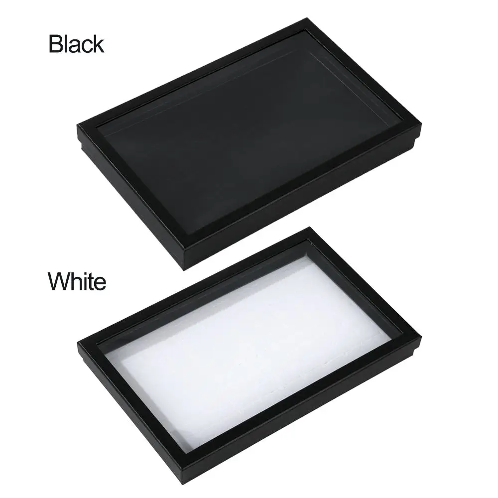 100 Slots Ring Earring Jewelry Display Organizer Box Tray Holder Storage Case