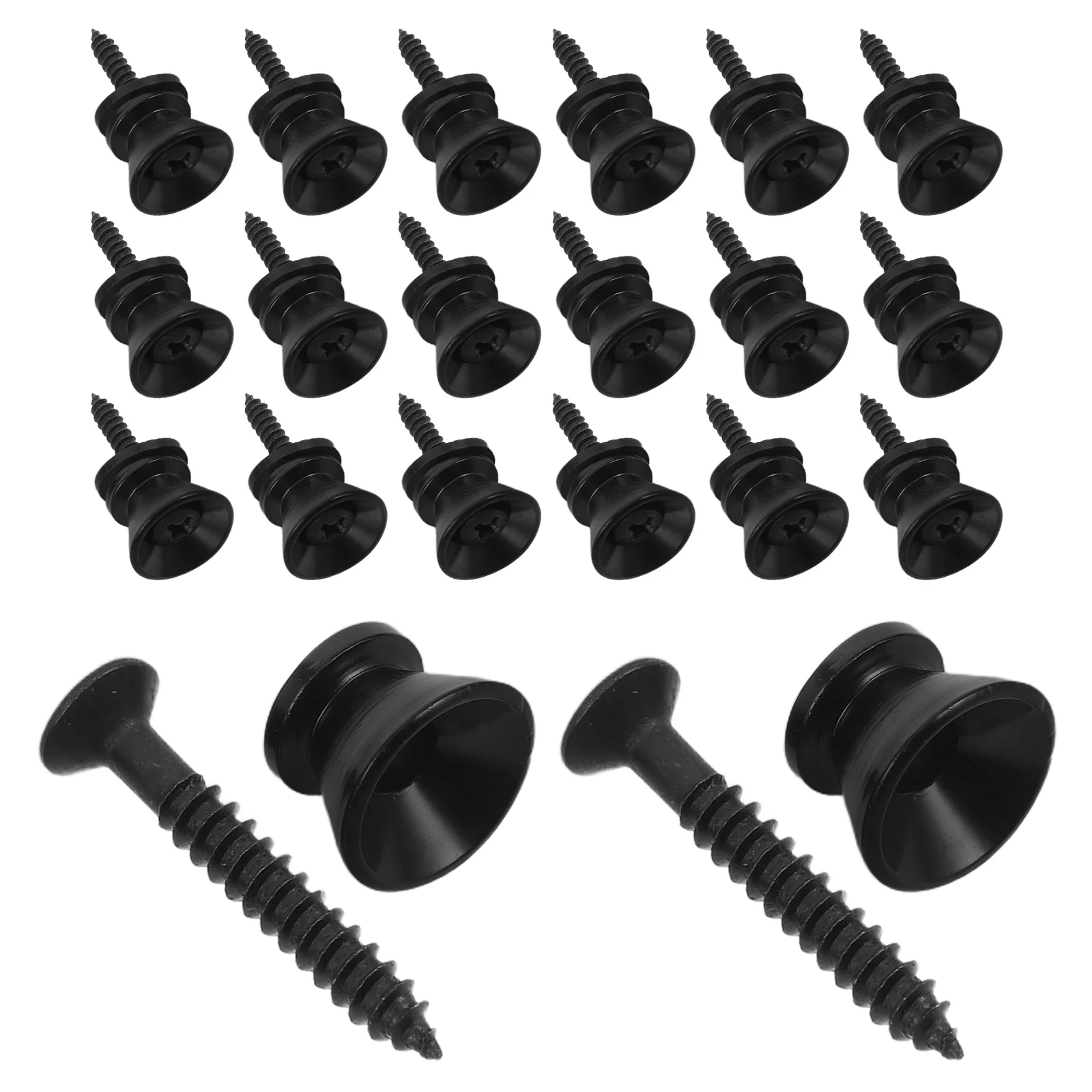 

20pcs Guitar Strap Locks Anti-S End Pin Buttons Secure Retainer For Acoustic Electric Bass Ukulele Durable Alloy Universal