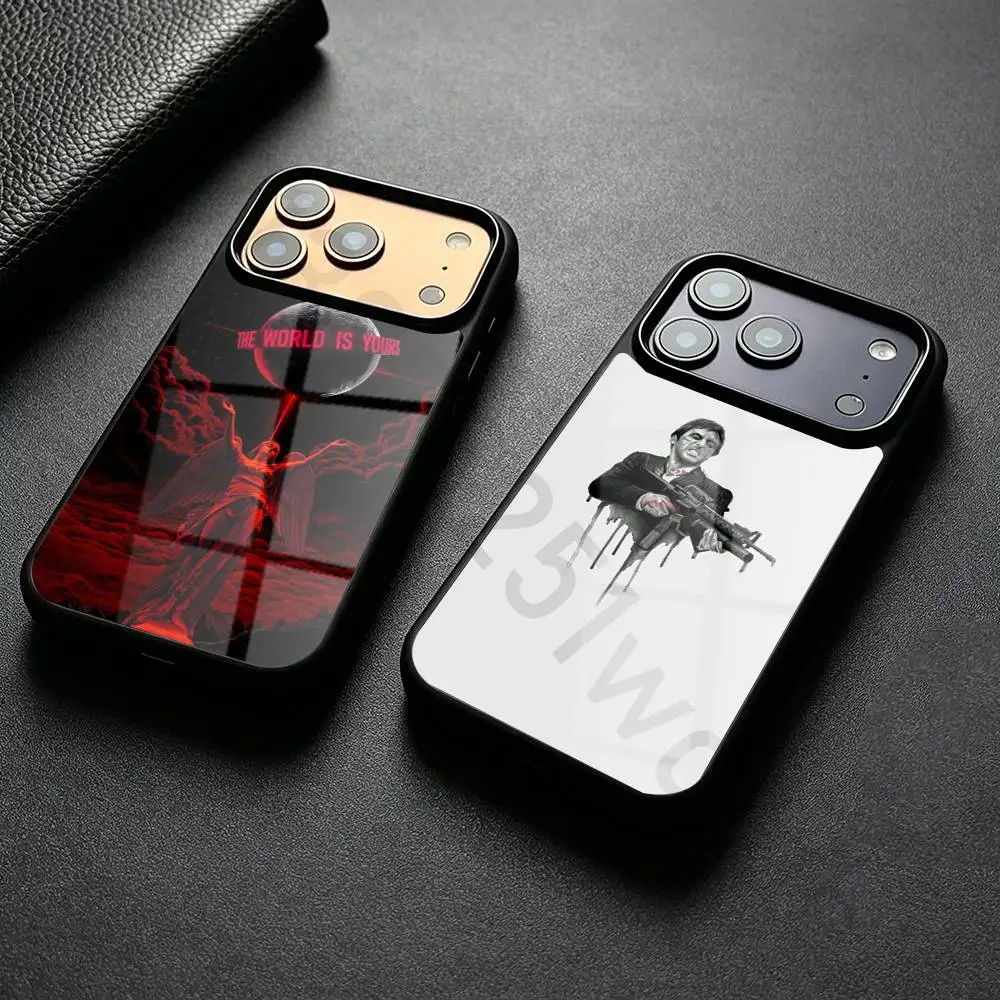 

S-Scarfaces Tony M-Montana Phone Case For iPhone 17 16 15 14 13 12 11,Plus,Pro,Max Mini Magsafe Magnetic Wireless Charging