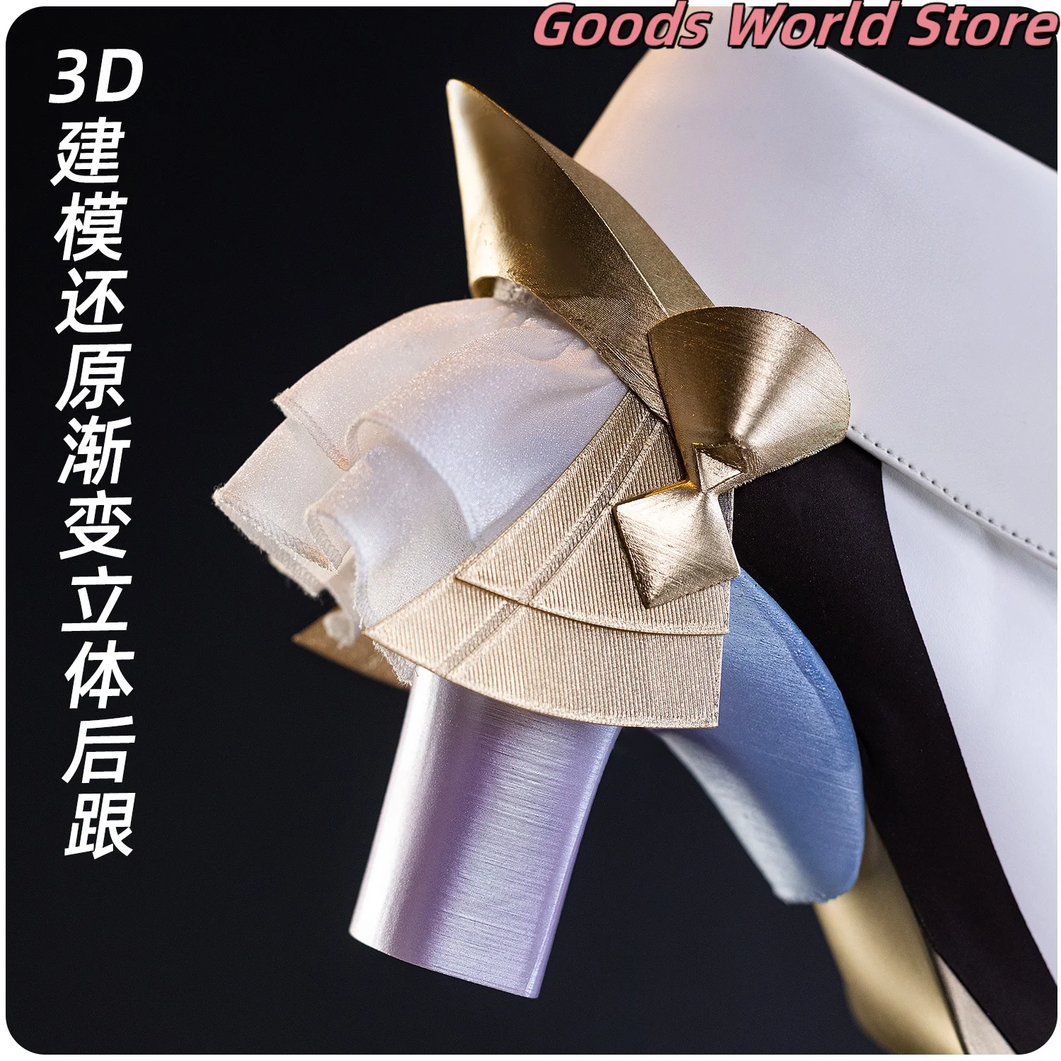 متوفر في المخزون أحذية إليسيا التأثيرية بكعب عالٍ لعبة هونكاي إمباكت 3 إليسيا أحذية لعب الأدوار لحفلات الهالوين للنساء #4