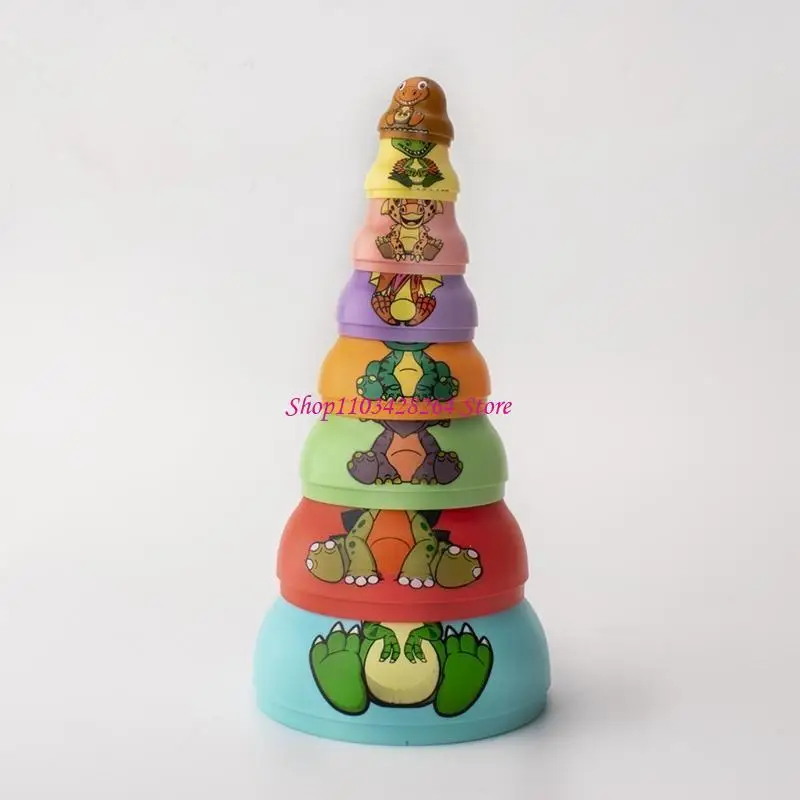 Tương tác Nesting Doll Trẻ Sinh nhật Đồ chơi xếp chồng Giáng sinh cho bé trai