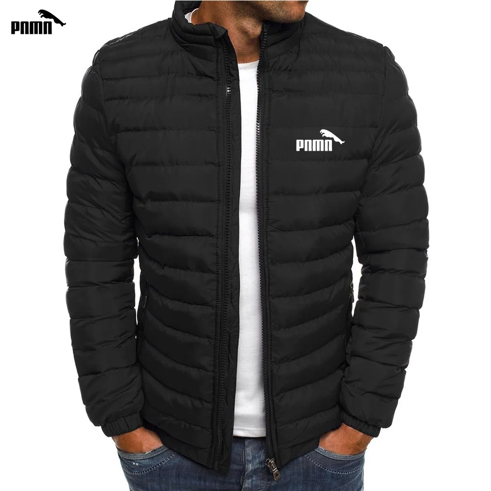 2024 inverno moda uomo nuovo cappotto versione coreana di slim long trend business leisure imbottito piumino imbottito in cotone cappotto caldo