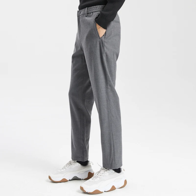 

Me&Ci мужские удобные прямые модные пригородные брюки весна осень высококачественные повседневные брюки Busin Casual