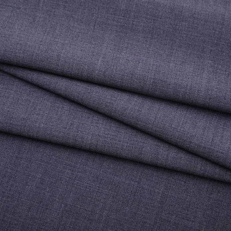 نسيج المطاط لمجموعة الزي الرسمي البدلة الناعمة واللامعة هي لون خالص من القطن والبوليستر