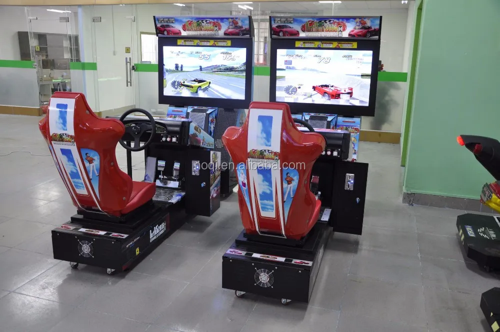 3d 42 inch outrun arcade hot sale simulating car racing/electronic outrun racing game machine