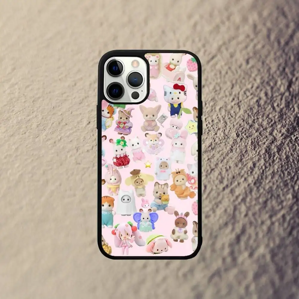 เคสโทรศัพท์ลายซิลวาเนียนแฟมิลี่สุดน่ารัก สำหรับ iPhone 17,16,15,14,13,12,11,Pro,Max,Plus,Mini,SE4,E รองรับการชาร์จไร้สายแบบแม่เหล็ก Magsafe