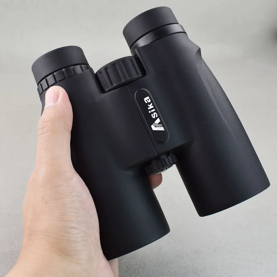 Binoculars Original Asika 10X42 HD High Quality Camping Hunting Telescopes Bak4 Prism Optics Powerful Long Range Night Vision