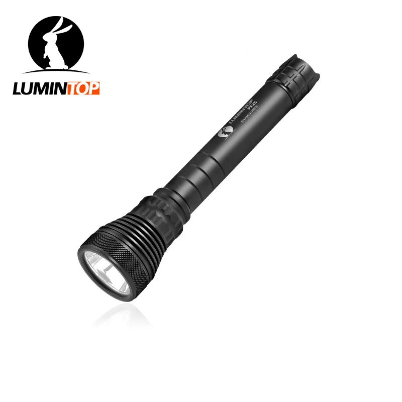 LUMINTOP PK25 Flashlight 490M Amazing Throw Compact Torch OSRAM LED Max 350 Lumens AA-size Pocket Lantern