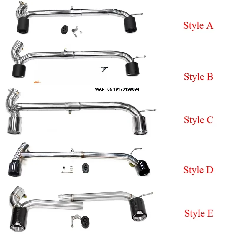 

Car Exhaust Pipe for BMW-F30 F31 F35 316i 318i 320i 325i 328 330i 428i Stainless Carbon Fiber M AK MT MP Exhaust Muffler Tip