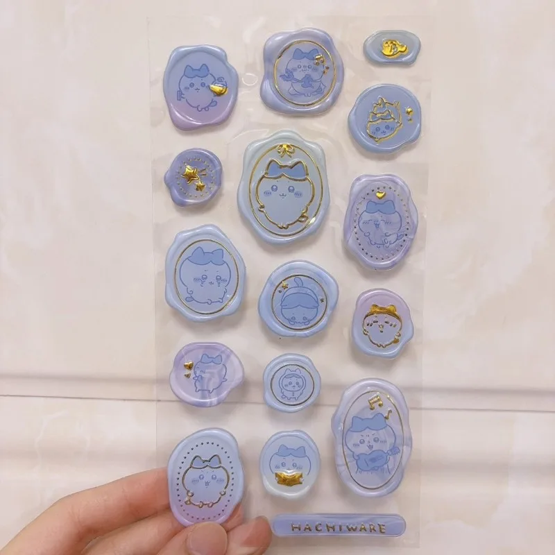 Chiikawaed Cute Cartoon Wax Seal Stickers Self‑Adhesive Decor Decals for Journal Scrapbook Notebook DIY Handcraft Stationery - view 5