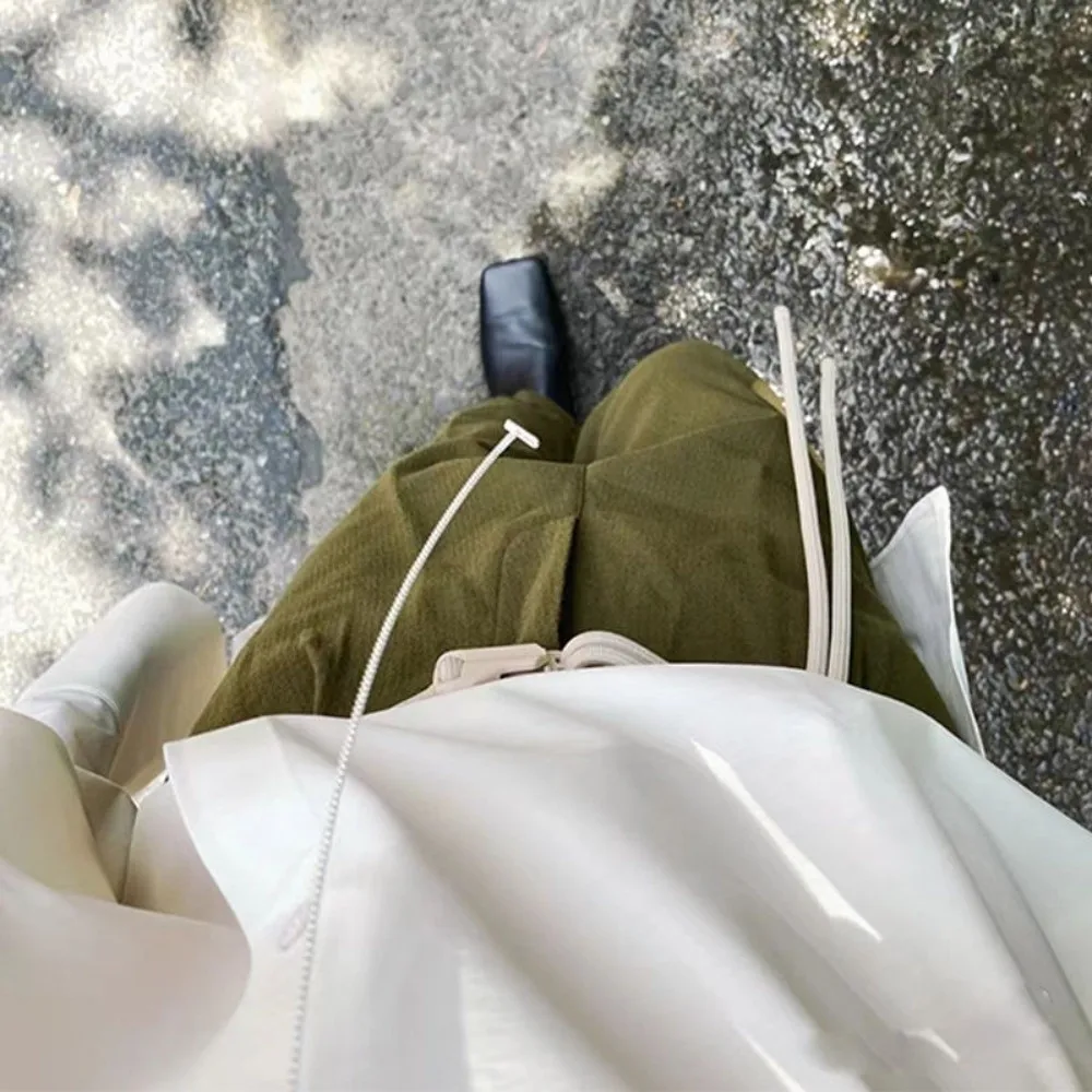 

Fashion Thin Cargo Pants Rope Belt Tie Up Unique Rope Waistband Casual Simple Men Waist Belt Dress Jeans