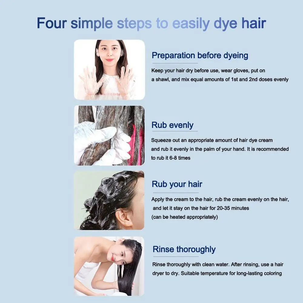 

500 мл краска для волос с протеином икры, питательная, разглаживающая краска для волос, шампунь, серо-белая краска для волос, растительный крем для окраски волос