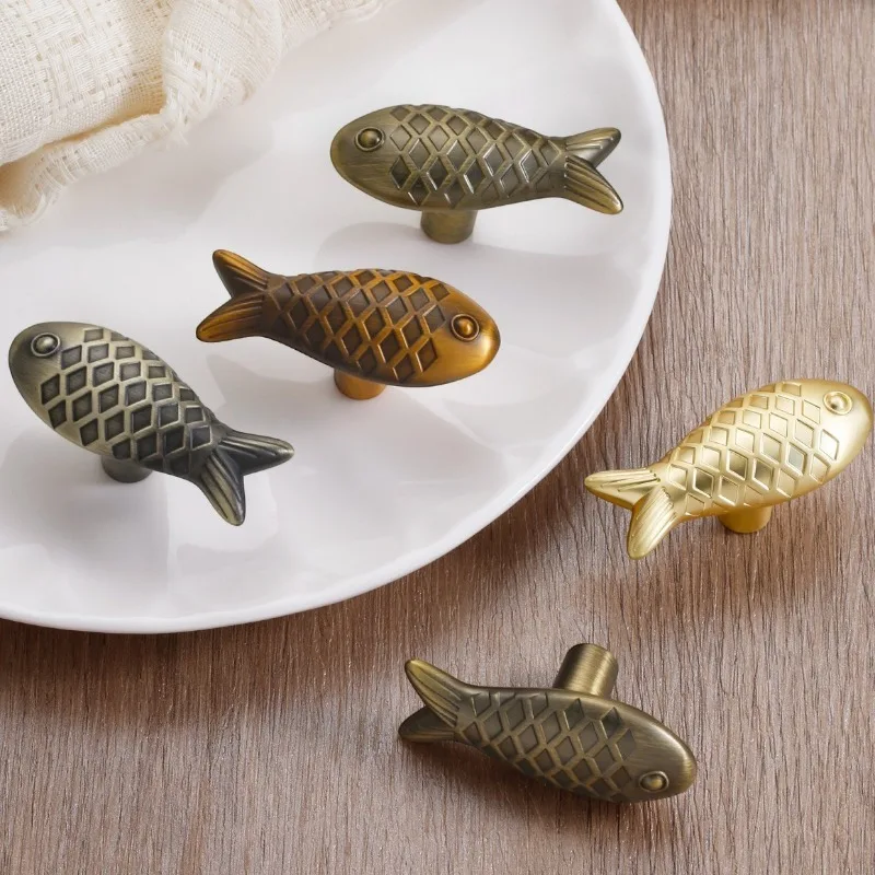 Koi Cabinet Handle, Jinyu Wardrobe Door Single Hole Solid Small Handle