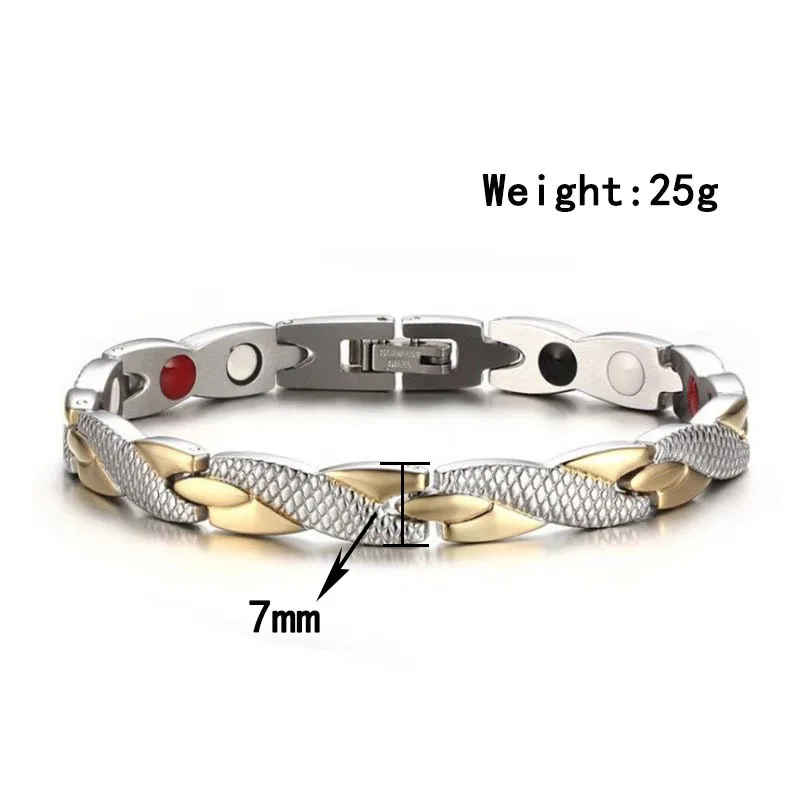 New Arrival Maleand Female Lover Titanium Iron Magnetic Dragon Bracelet European American Personality Creative Bracelet Ornament