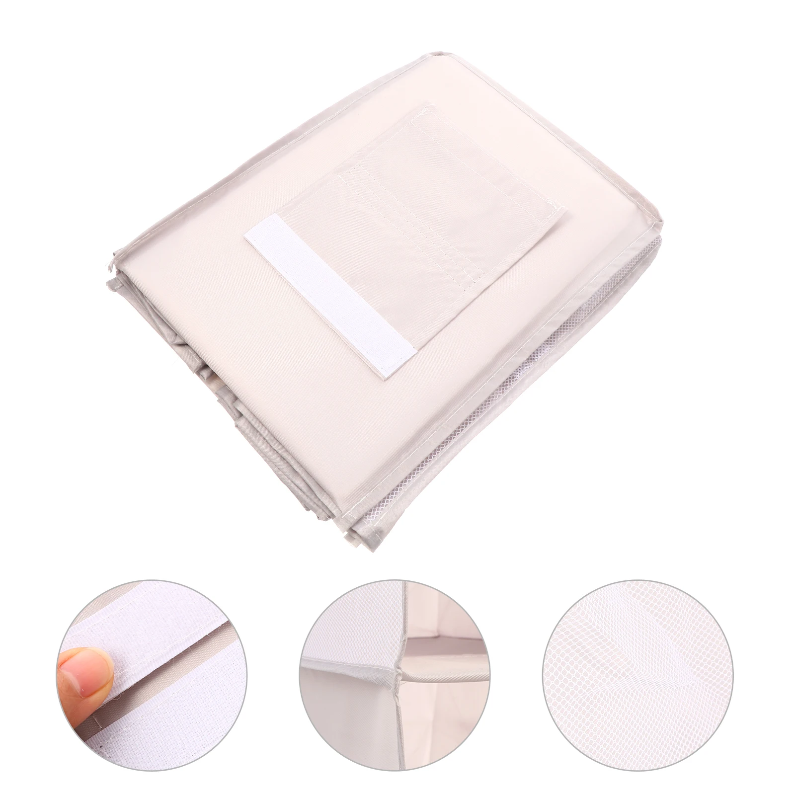 

1pc Multi-Layer Hanging Storage Bag Large Capacity Clothes Organizer Oxford Cloth Dust Proof Water Resistant Foldable Travel