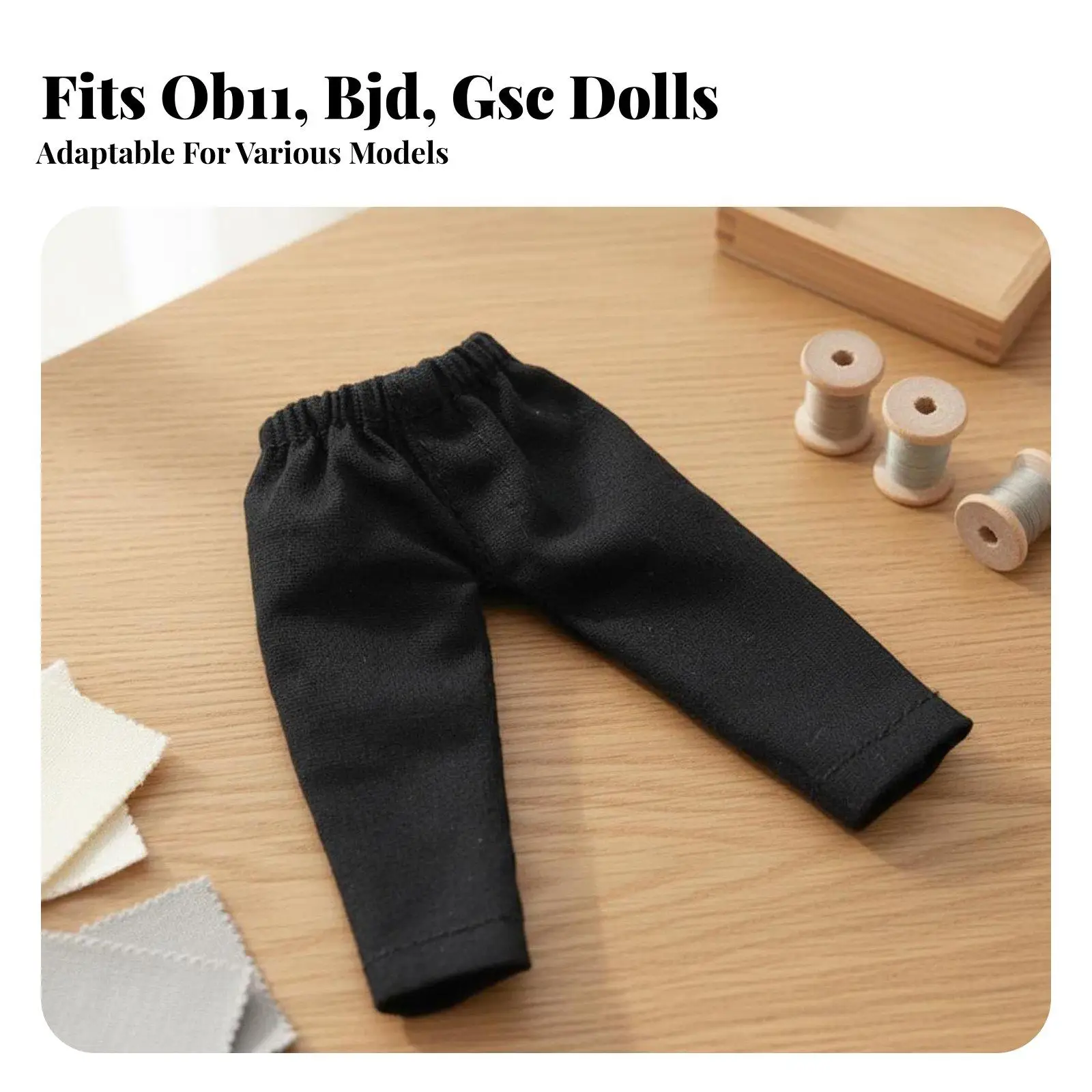 Doll Pants Fashionable Denim Style Mini Jeans Dollhouse Accessories for