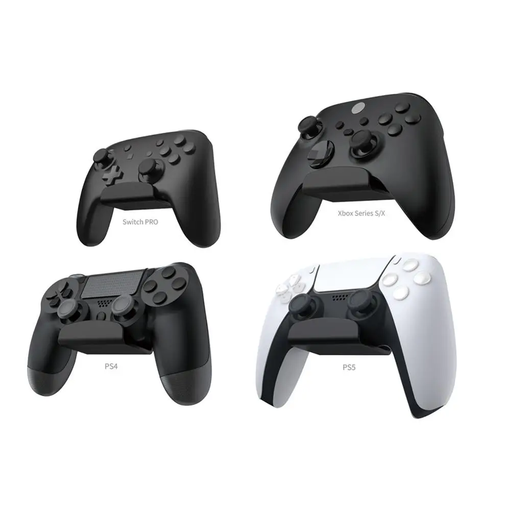 2 Pcs Wall Hanging Bracket Game Handle Controller Headset Hook Hanger Universal Storage Shelf Holder For Ps Xbox Switch Pro