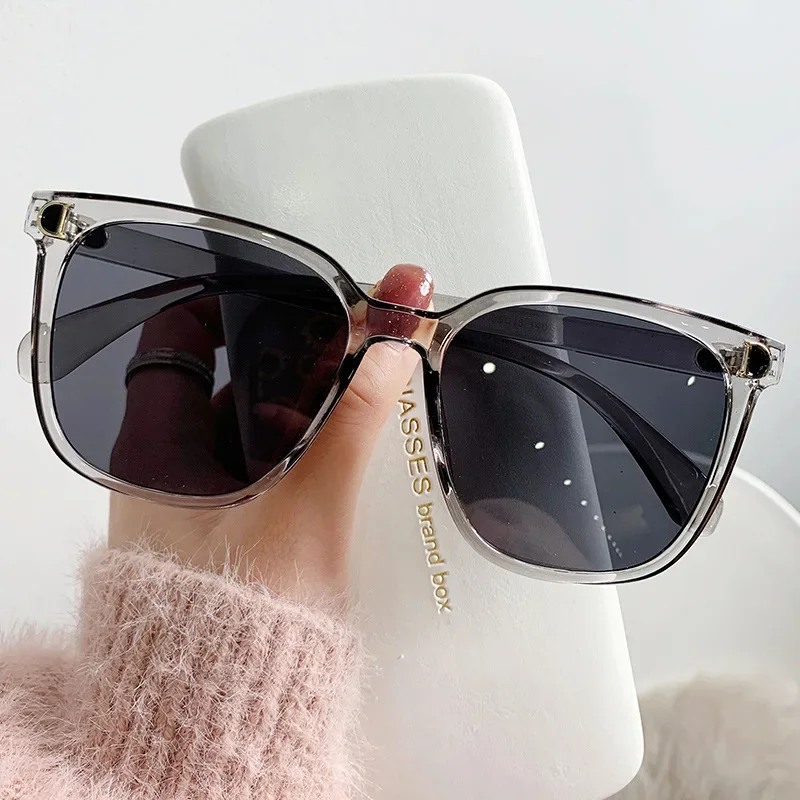 Fashion Oversized Sunglasses New Woman Vintage Square Sun Glasses Female Big Frame Gradient Shades Oculos De Sol ﻿ image 3