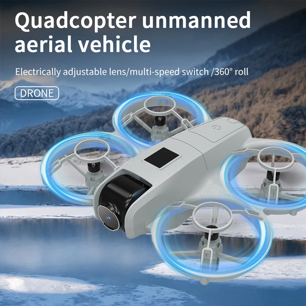 4DRC V2 Мини-дрон WIFI RC Quadcopter 180 °   Регулируемая камера-вертолет для начинающих, детская игрушка в подарок, оптический поток