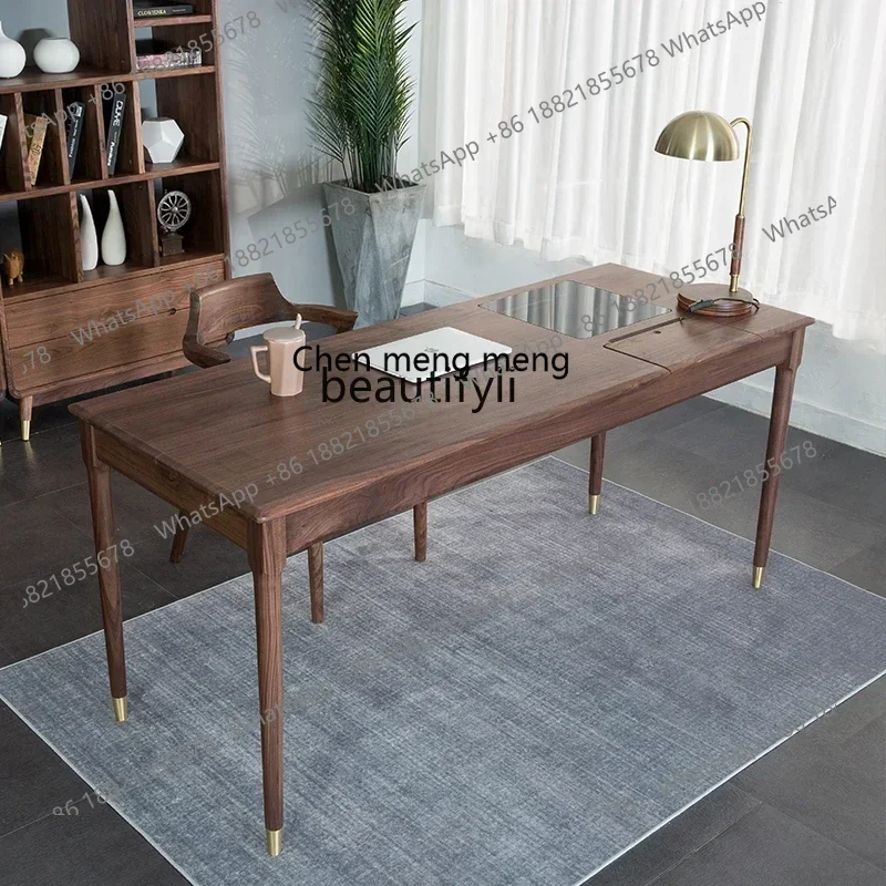 2003 Solid Wood Home Computer Desk Study Desk Simple Modern Desk