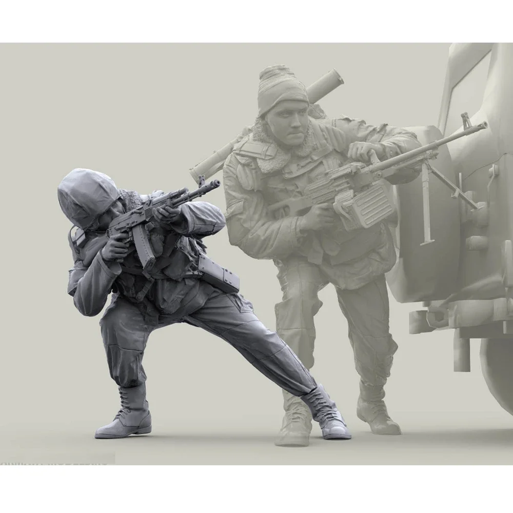 1/35 Russian soldiers, Resin Model figure soldier, Military themes, Unassembled and unpainted kit