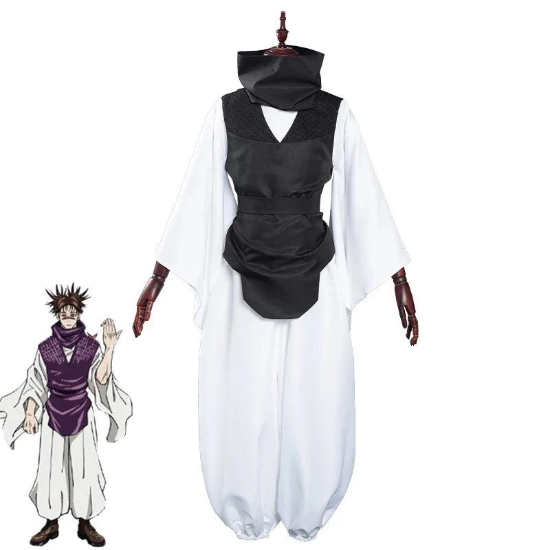 Costume de Cosplay de l'Anime Jujutsu Kaimmense Choso, Haut + Pantalon Glacé, Uniforme Noir, Tenue de ixd'Halloween, pour Femme et Homme