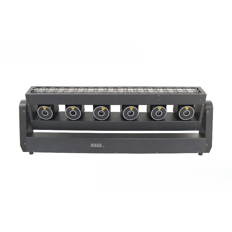 Six-head swing full-color red laser three-in-one