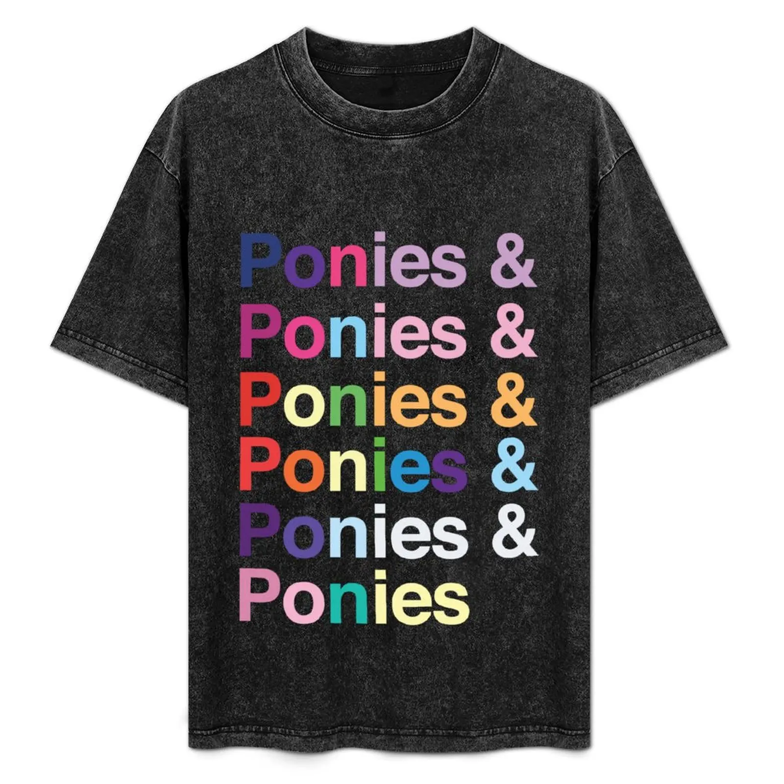 

Ponies & T-Shirt quick-drying blanks plus size clothes tops black t-shirts for men