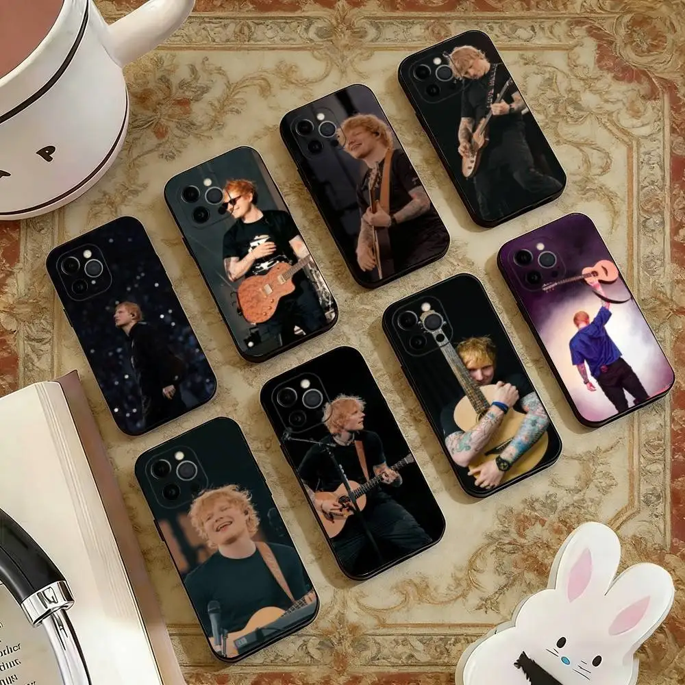 

male singer-D-Ed Sheeran Phone Case Silicone Soft For IPhone 17 16 15 14 13 12 11 X XR Plus Pro Max Plus