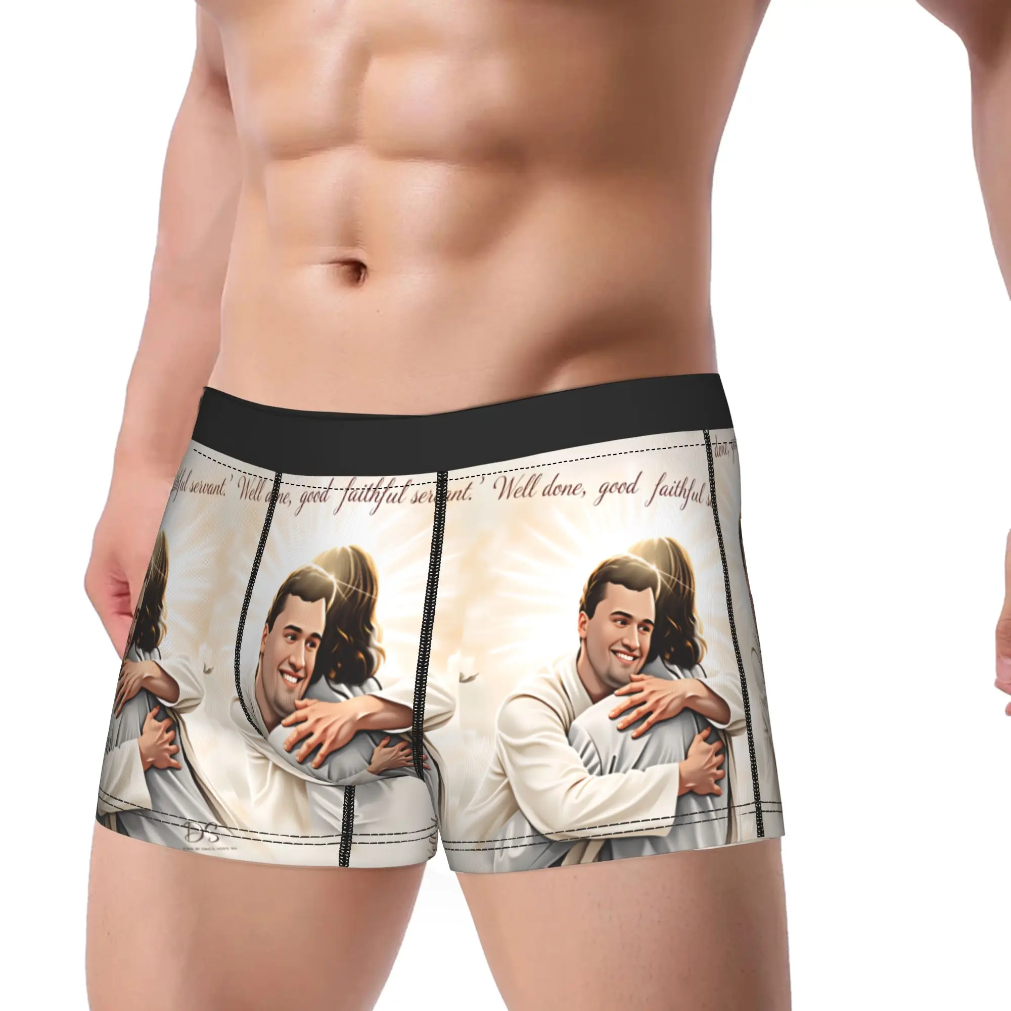 تشارلي كيرك الملائكية المدافعين الملابس الداخلية رجل سراويل نمط مرونة جذع ترينكي السراويل ملخصات زائد الحجم