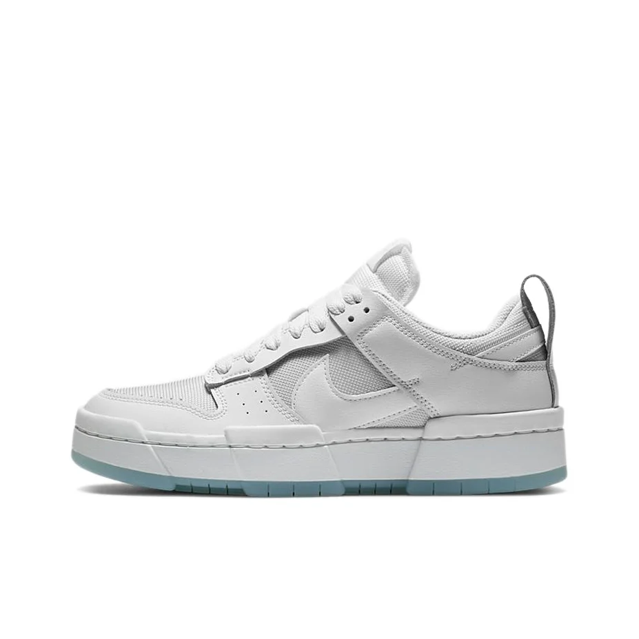Nike Dunk Disrupt Low top Skateboard Shoes Women's White CK6654-001