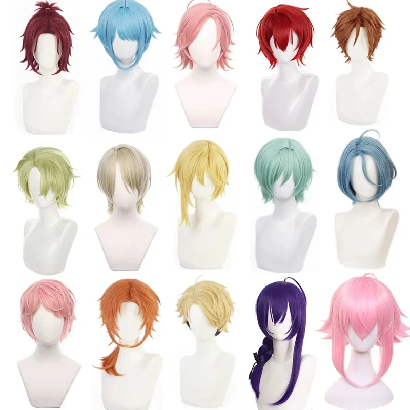 Anime Es Ensemble Stars Cosplay Narukami Arashiy Tomoe Hiyori Nito Nazuna Tori Himemiya Oukawa Kohaku Tsukinaga Leo Wigs L