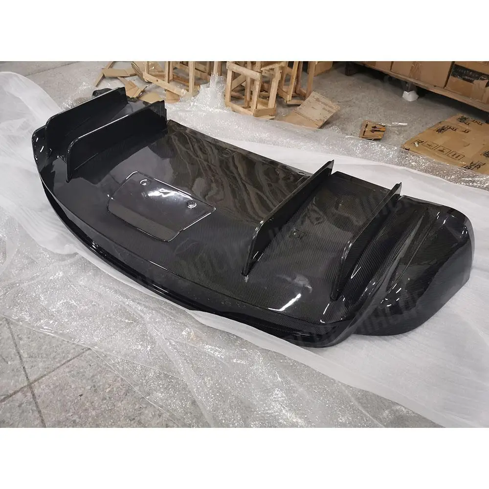 Carbon Fiber Car Front Rear Bumper Lip Splitters Diffuser Rear Spoiler Side Skirts Body Kits for Tesla Model X Car Styling