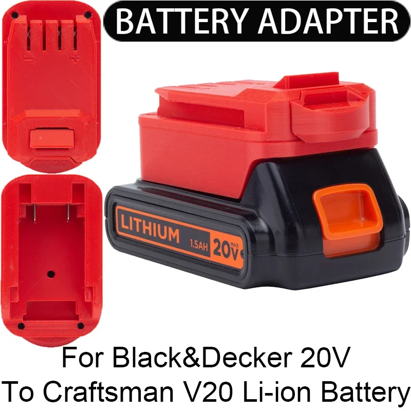 

Adapter/Converter for Craftsman V20 Li-Ion Tools Convert to BLACK&DECKER 20V Li-Ion Battery Adapter Power Tool Accessories