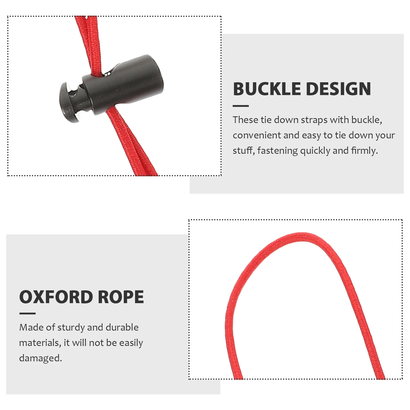 

4pcs Travel Fixing Rope Adjustable Luggage Fastening Belts Elastic Hanging Straps Outdoor Lashing Ties Storage Bundling