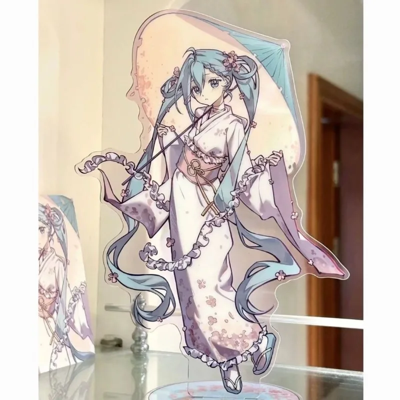 Hatsune Miku Acrylic Stand Figure Hatsune Miku Project Diva Anime Peripherals Good-looking Cartoon Originality Desktop Ornament