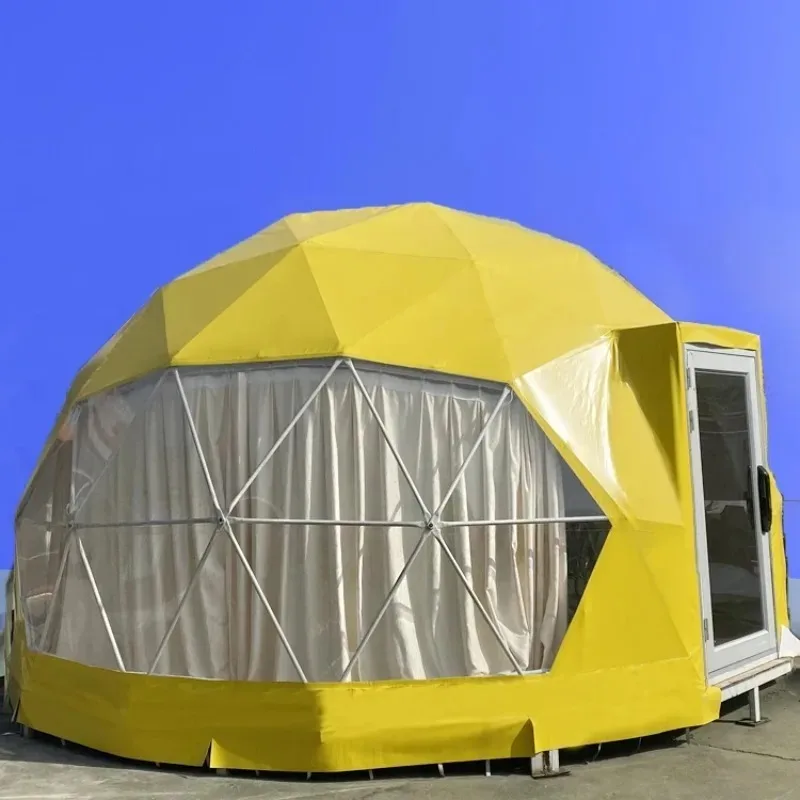 Transparent Luxury Tent Geodesic Dome Tent Glamping Safari Tents Dome House for Sales Domo Geodesico Geodome for Sale