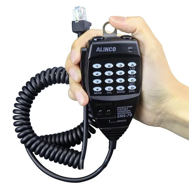 EMS-79 8-pinowy podświetlany mikrofon głośnikowy do radia ALINCO DR-735 DR-735R — zdjęcie 5
