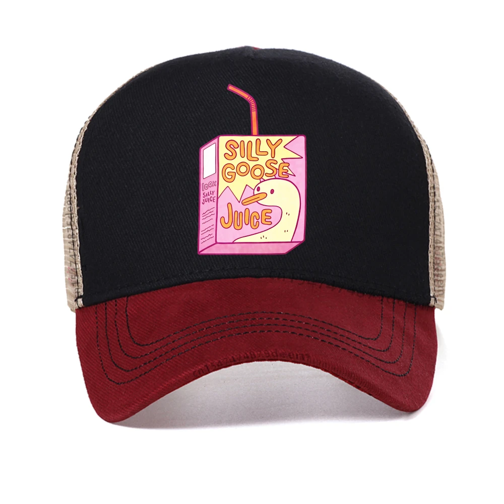 

Silly Goose Juice Baseball Cap fashionable Hip Hop Golf caps For Men Women casual Snapback hat outdoor Breathable sun hats