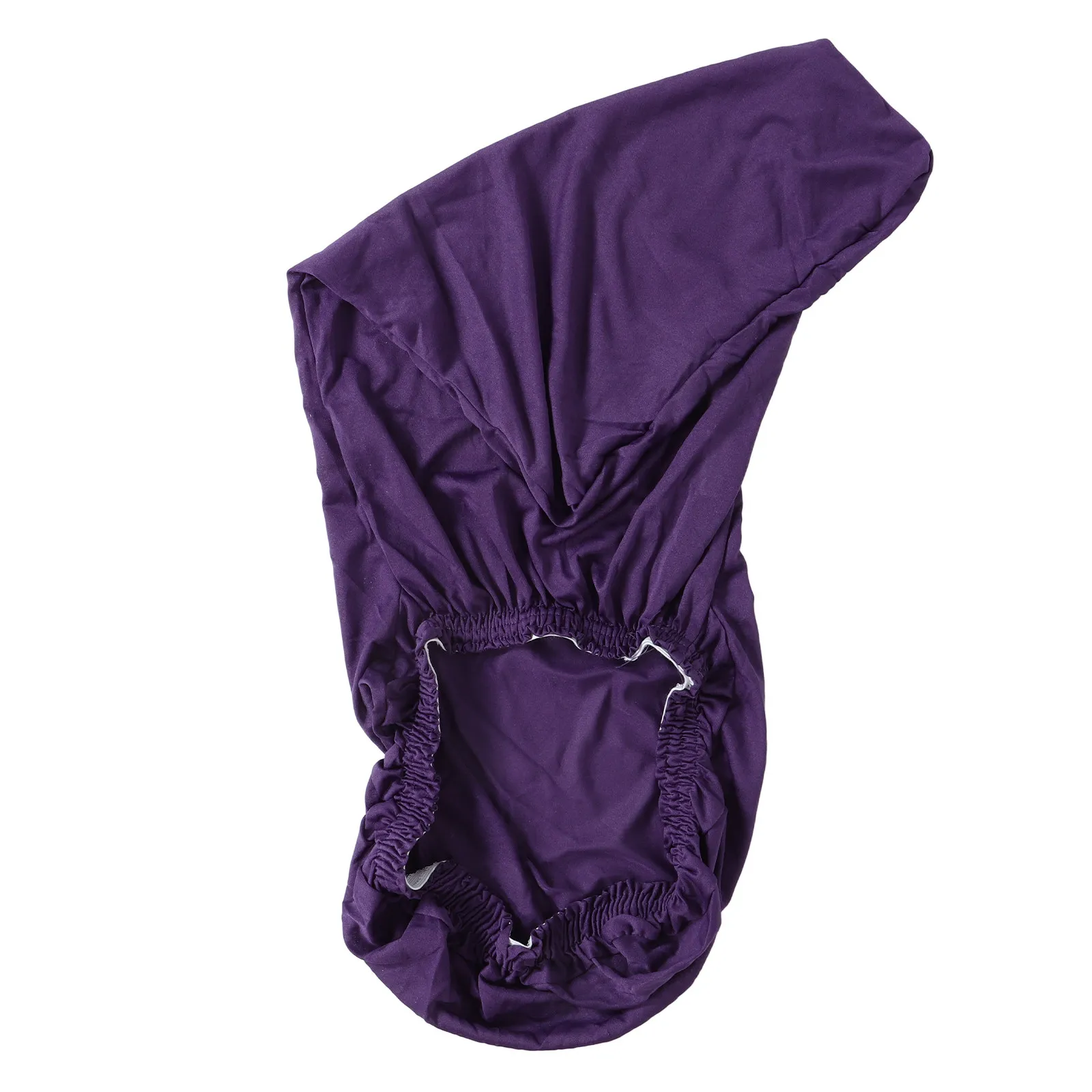 Elastic Office Chair Cover Purple Small Size Stretchable Rotating Armchair Protector Fabric Slipcover Desk Chair Cover Soft