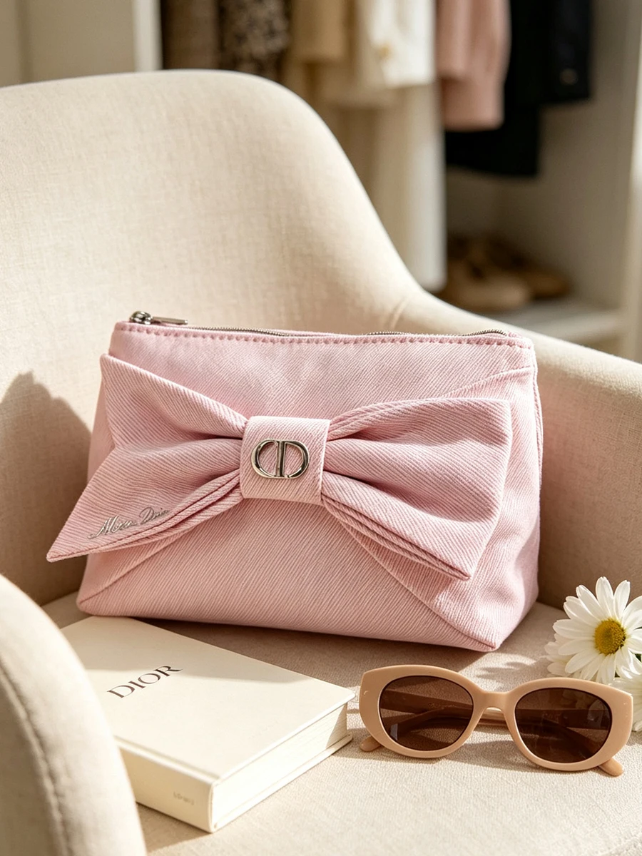 Bolsa de maquillaje con lazo d - Women Bags Dior reseña y precio